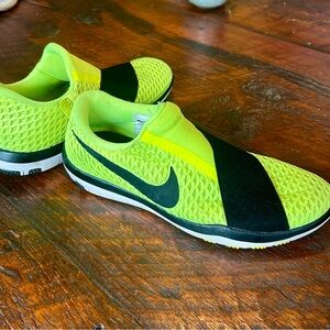 Nike Neon Green Slip-On Sneakers
